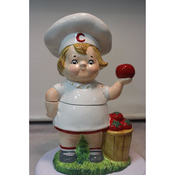 Cookie Jar - Campbell's Soup Girl w/Tomato, 2004 - Picture 1 of 5
